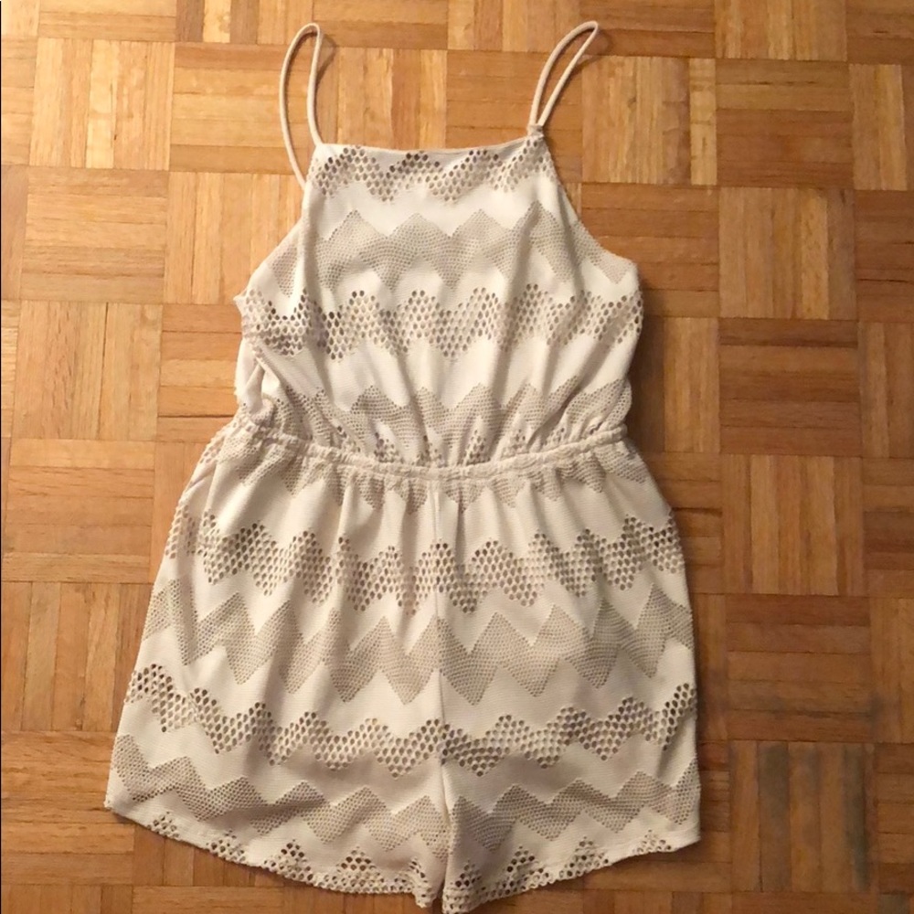 Cream colored romper